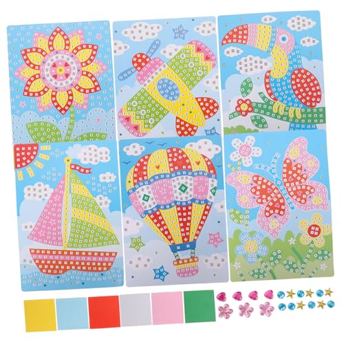 VICASKY 6 Stück Puzzleaufkleber Partyzubehör Cartoons, Die Zu Passen Home Decore Cartoon -Aufkleber Lustiges Bevorzugen Puzzle-Sticker-Material Eva VICASKY 6 Stück Puzzleaufkleber Partyzubehör Cartoons, Die Zu Passen Home Decore Cartoon -Aufkleber Lustiges Bevorzugen Puzzle-Sticker-Material Eva von VICASKY