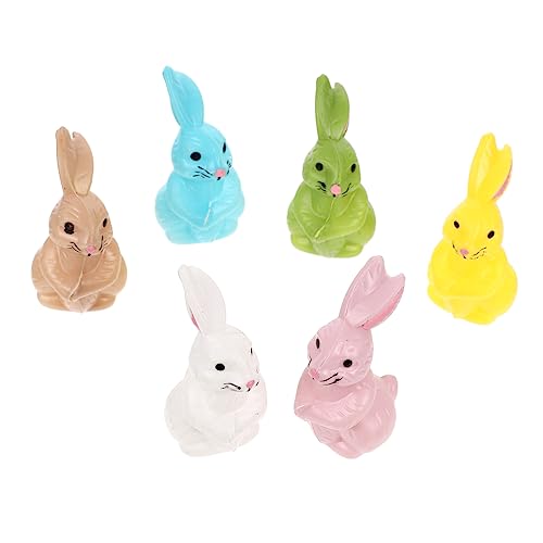 VICASKY 6 Stück Simulierte Tierdekoration Dekorationen Kindergarten Hasen Drinnen Ornamente Füller Aber Ostertierfigur Festival-tierdekoration Ostern Tierverzierung Plastik VICASKY 6 Stück Simulierte Tierdekoration Dekorationen Kindergarten Hasen Drinnen Ornamente Füller Aber Ostertierfigur Festival-tierdekoration Ostern Tierverzierung Plastik von VICASKY