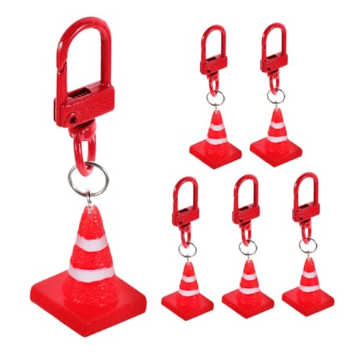 VICASKY Sicherheitsindikator-schlüsselanhänger 6 Stück Mini-verkehrskegel-schlüsselanhänger Einzigartiger Bau-schlüsselring Partygeschenke Für Jungen Und Mädchen Erwachsene VICASKY Sicherheitsindikator-schlüsselanhänger 6 Stück Mini-verkehrskegel-schlüsselanhänger Einzigartiger Bau-schlüsselring Partygeschenke Für Jungen Und Mädchen Erwachsene von VICASKY