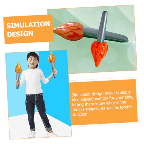 VICASKY 6 Stück Teiliges Aufblasbares Fackelspielzeug für Erwachsene Leichtes Tragbares Party Zubehör für Geburtstage Halloween Sommerlager und Sportveranstaltungen VICASKY 6 Stück Teiliges Aufblasbares Fackelspielzeug für Erwachsene Leichtes Tragbares Party Zubehör für Geburtstage Halloween Sommerlager und Sportveranstaltungen von VICASKY