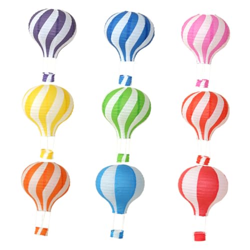VICASKY 6 Stück Teiliges Faltbare Papierlaternen in Heißluftballon form Bunte Hochzeit Party Dekoration Romantisch Vielseitig für Weihnachten Geburtstag Innen Außenbereich Geeignet VICASKY 6 Stück Teiliges Faltbare Papierlaternen in Heißluftballon form Bunte Hochzeit Party Dekoration Romantisch Vielseitig für Weihnachten Geburtstag Innen Außenbereich Geeignet von VICASKY