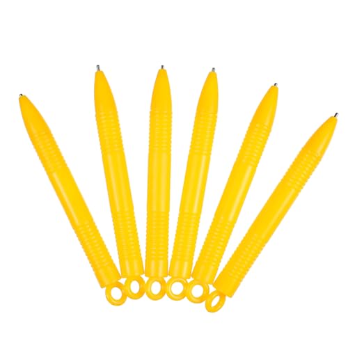 VICASKY 6 Stück Zeichenbrett Stift magnetischer Bleistift Schreibtafel Spezialstift Planke Blau Magnetische Zeichenbrett-Ersatzstifte Magnetischer Zeichenstift-Ersatz Malstift Gelb von VICASKY