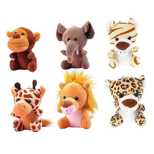 VICASKY 6 Teiliger Schlüsselanhänger Weihnachtsschmuck Weihnachtskuscheltiere Plüsch Schlüsselanhänger Stofftier Schlüsselanhänger Affenanhänger Dekorative Tigerpuppe VICASKY 6 Teiliger Schlüsselanhänger Weihnachtsschmuck Weihnachtskuscheltiere Plüsch Schlüsselanhänger Stofftier Schlüsselanhänger Affenanhänger Dekorative Tigerpuppe von VICASKY
