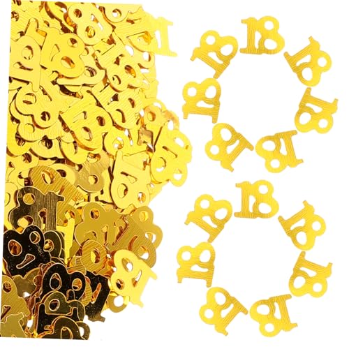 VICASKY 600 Stück Konfetti Aufdecken Geburtstag Glitzern Sträusel Party Geburtstagsglitzer Golden VICASKY 600 Stück Konfetti Aufdecken Geburtstag Glitzern Sträusel Party Geburtstagsglitzer Golden von VICASKY