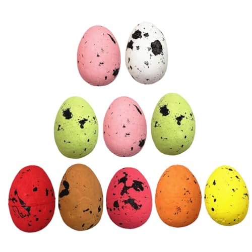 VICASKY 60Stücke Ostereier Deko Bunte Simulationseier Partydekoration Für Verschiedene Ostergeschenk Osterfest Deko VICASKY 60Stücke Ostereier Deko Bunte Simulationseier Partydekoration Für Verschiedene Ostergeschenk Osterfest Deko von VICASKY