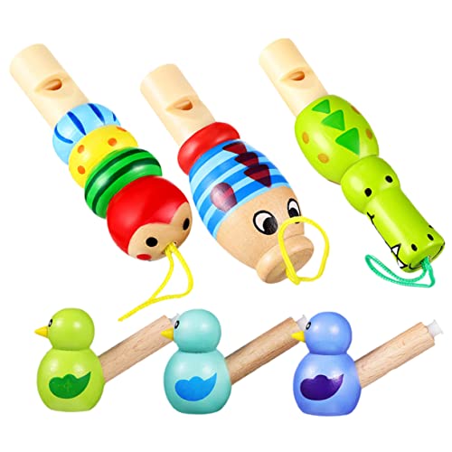 VICASKY 6St Cartoon-Vogelpfeife Lernspielzeug für Babys Spielzeug kinder holzspielzeug party geschenke für kinder kinderspielzeug Spielzeug für Partypfeifen von VICASKY