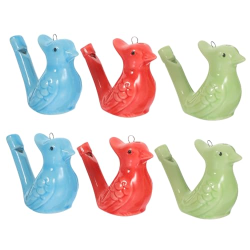 VICASKY 6St Pfeife Spielzeug für die Reise jubelnde Krachmacher Kinderspielzeug Badespielzeug für Babys Partykrachmacher Partygeschenke für Lärmmacher der Vogel Kunsthandwerk Bahn Tier von VICASKY