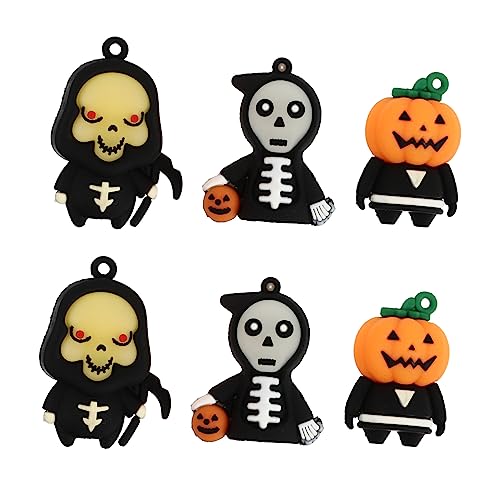 VICASKY 6Stücke Halloween Kuchendekorationen Leuchtende Spooky Toppers für Kreative Desserts Muffins Cupcakes und Schreckliche Partys Halloween Party Zubehör VICASKY 6Stücke Halloween Kuchendekorationen Leuchtende Spooky Toppers für Kreative Desserts Muffins Cupcakes und Schreckliche Partys Halloween Party Zubehör von VICASKY