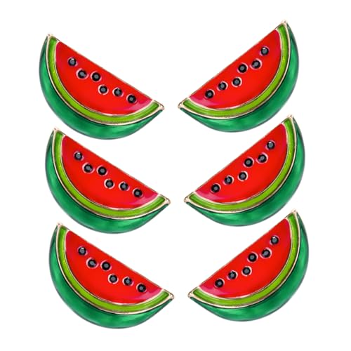 VICASKY 6Stücke Teiliges Wassermelonen Anstecknadel für Anzüge und Cardigans Modischer Kragenclip zur Dekoration von Pullovern Kleidern und Schals Perfektes VICASKY 6Stücke Teiliges Wassermelonen Anstecknadel für Anzüge und Cardigans Modischer Kragenclip zur Dekoration von Pullovern Kleidern und Schals Perfektes von VICASKY