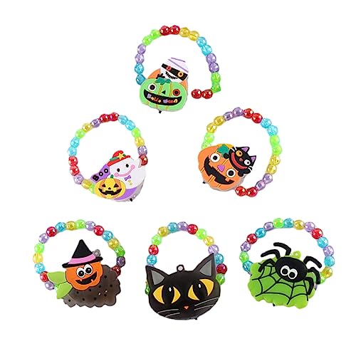 VICASKY 6st Halloween-armband Uhrenarmbänder Halloween-kinderarmband Blinkendes Armband Leuchtende Armbänder Halloween-armbänder Kreatives Armband Leuchtende Handgelenkkette Pvc Weicher VICASKY 6st Halloween-armband Uhrenarmbänder Halloween-kinderarmband Blinkendes Armband Leuchtende Armbänder Halloween-armbänder Kreatives Armband Leuchtende Handgelenkkette Pvc Weicher von VICASKY