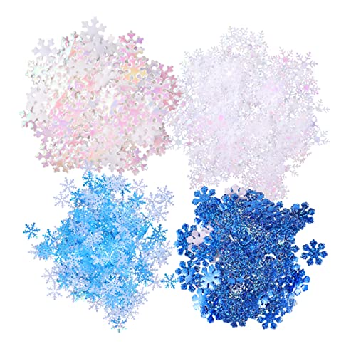 VICASKY 700 Stück Schneeflocken Und Konfetti Hochzeitskonfetti Schneeflocken Konfetti Für Feiertage Partys Weihnachtsbaumschmuck Dekorative Schneeflocken Glitzernde Schneeflocken VICASKY 700 Stück Schneeflocken Und Konfetti Hochzeitskonfetti Schneeflocken Konfetti Für Feiertage Partys Weihnachtsbaumschmuck Dekorative Schneeflocken Glitzernde Schneeflocken von VICASKY
