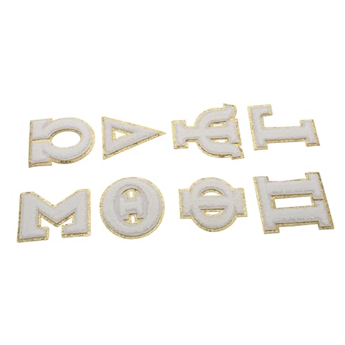 VICASKY 8 STK Aufkleber Mit Griechischem Alphabet Steht Bausatz Wetzsteinwerkzeuge Verstellbare Ringe Pavillon Einziehbar Zubehör-Patches Stirnbänder Aus Baumwolle Und Leinen Stoff Beige VICASKY 8 STK Aufkleber Mit Griechischem Alphabet Steht Bausatz Wetzsteinwerkzeuge Verstellbare Ringe Pavillon Einziehbar Zubehör-Patches Stirnbänder Aus Baumwolle Und Leinen Stoff Beige von VICASKY