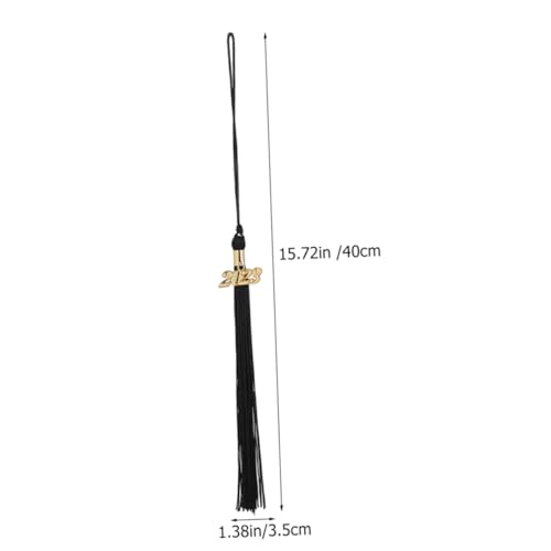 VICASKY 8 Stck Teiliges Abschlusskappen quasten mit Jahr Charm Dekorative Abschluss accessoires für Feier und Party Polyester metall material Passend für Doktorhüte von VICASKY
