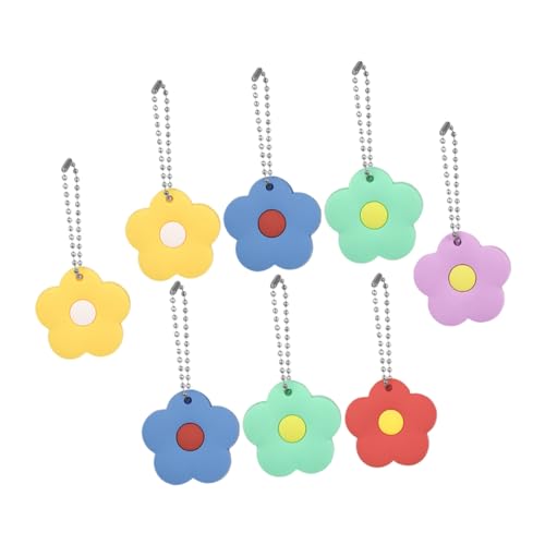 VICASKY 8 Stck Teiliges Blumen schlüsselkappen Silikon Bunte Rutschfeste Schlüsselhüllen zum Schutz Einfachen Identifikation von Autoschlüsseln für DIY anhänger Langlebig und Praktisch von VICASKY