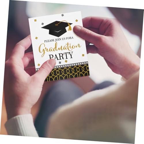 VICASKY 8 Stück Teiliges Graduation Party Einladungskarten mit Elegantem Design Moderne Abschlussfeier Karten aus Hochwertigem Papier Personalisierbar für Nahtlose Gästekommunikation VICASKY 8 Stück Teiliges Graduation Party Einladungskarten mit Elegantem Design Moderne Abschlussfeier Karten aus Hochwertigem Papier Personalisierbar für Nahtlose Gästekommunikation von VICASKY
