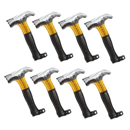 VICASKY 8 Stück Teiliges Hammer aluminiumfolie ballons Robust und Wiederverwendbar Auffällige Geburtstagsdeko Party mit Baustellenthema Geeignet für Luft Heliumfüllung VICASKY 8 Stück Teiliges Hammer aluminiumfolie ballons Robust und Wiederverwendbar Auffällige Geburtstagsdeko Party mit Baustellenthema Geeignet für Luft Heliumfüllung von VICASKY