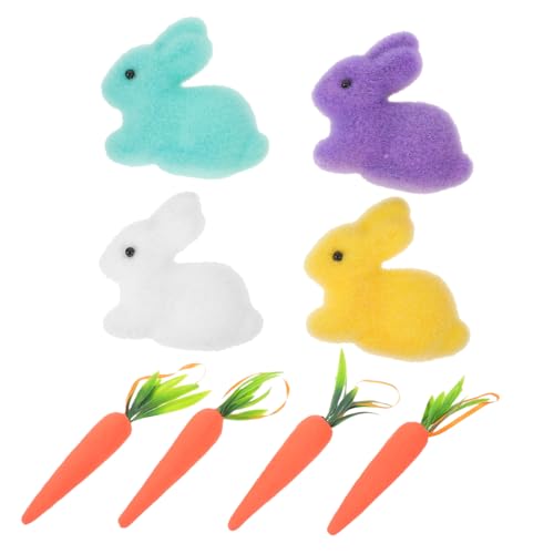 VICASKY 8St Osterhase Plüsch Hasen Wurf Bunny Cute Decor schwimmblase Frühlingsdeko gartendeko rostoptik Osterkarotte hängende Verzierung Ostern hängende Karotte Schaum VICASKY 8St Osterhase Plüsch Hasen Wurf Bunny Cute Decor schwimmblase Frühlingsdeko gartendeko rostoptik Osterkarotte hängende Verzierung Ostern hängende Karotte Schaum von VICASKY