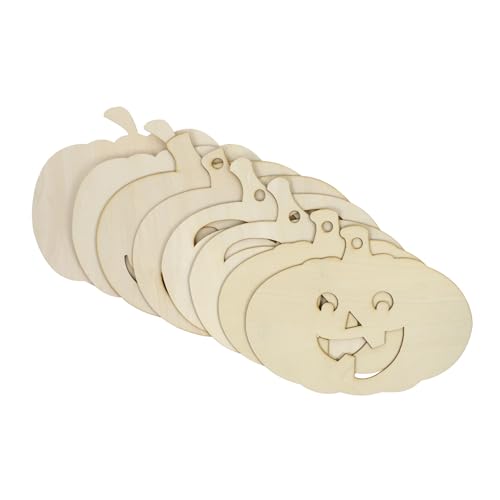 VICASKY 8Stücke Leere Holzscheiben für Halloween Kürbis Holzanhänger zum Bemalen DIY Graffiti Dekoration Natürliche Holzmaterialien für Kreative Bastelprojekte VICASKY 8Stücke Leere Holzscheiben für Halloween Kürbis Holzanhänger zum Bemalen DIY Graffiti Dekoration Natürliche Holzmaterialien für Kreative Bastelprojekte von VICASKY