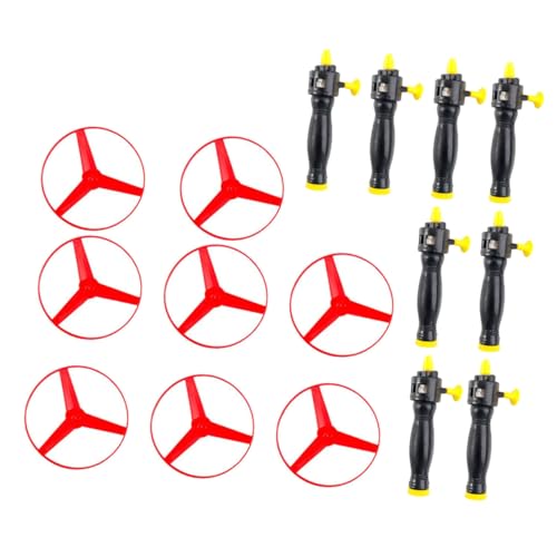 VICASKY 8-teiliges Kinderspielzeug-set Flugscheiben Für Spiele Im Freien Fliegende Untertassen Mit Zugschnur Ideal Für Partys Und Feiern von VICASKY