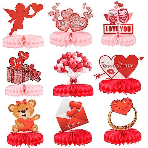 VICASKY 9st Valentinstag Dekoration Valentinstag Waben Herzstück Stolz Dekorationen Valentinstag-Banner Geburtstagsdekorationen Lüfter Kernstück Tür Party Valentinsgrüße Lametta Papier VICASKY 9st Valentinstag Dekoration Valentinstag Waben Herzstück Stolz Dekorationen Valentinstag-Banner Geburtstagsdekorationen Lüfter Kernstück Tür Party Valentinsgrüße Lametta Papier von VICASKY