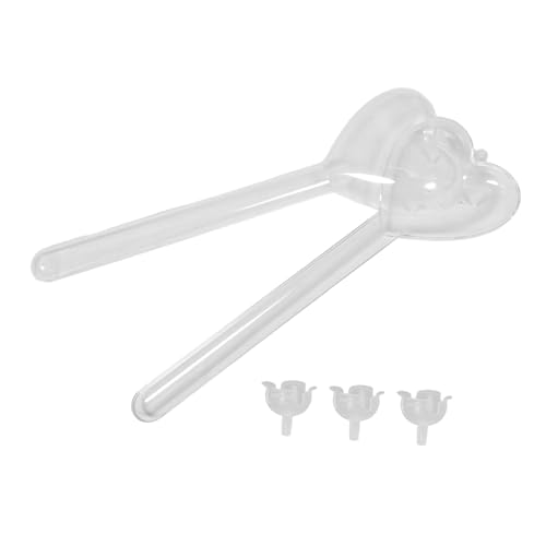 VICASKY Acryl Herzbox Transparent Blumen Organizer Geschenkverpackung für Valentinstag Hochzeit Vielseitig Verwendbar Klare mit Romantischem Design von VICASKY
