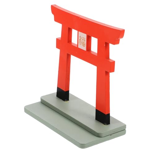 VICASKY Antikes Holz Miniatur Hausornament Natürliche Holzfigur DIY Miniaturlandschaft Dekoration für Bastelfans von VICASKY