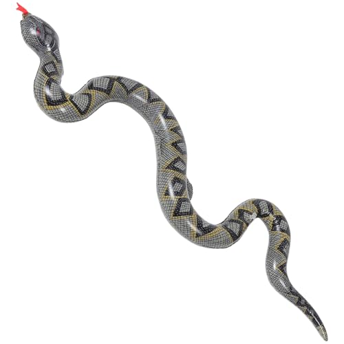 VICASKY Aufblasbarer Schlangenballon Für Partydekorationen Tierballons Künstliche Schlange Ornament 1 2 M Hoch Wiederverwendbar Aufblasbare Tierschlange von VICASKY