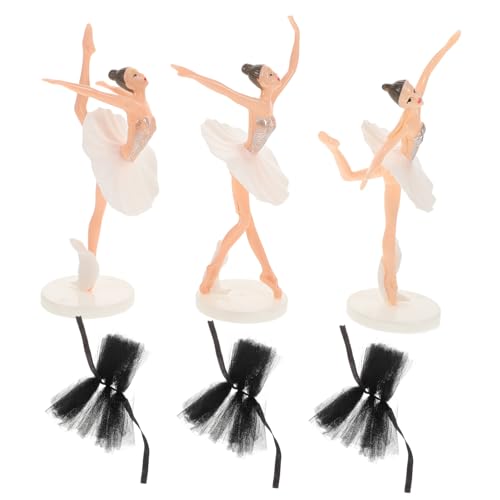 VICASKY Ballett Mädchen Tortendeko mit Mehrlagigem Tüllrock Teilig Moderne Geburtstagsdeko für Mädchen Elegante Ballett Figur für Party und Shower Sichere und Pflegeleichte Materialien VICASKY Ballett Mädchen Tortendeko mit Mehrlagigem Tüllrock Teilig Moderne Geburtstagsdeko für Mädchen Elegante Ballett Figur für Party und Shower Sichere und Pflegeleichte Materialien von VICASKY