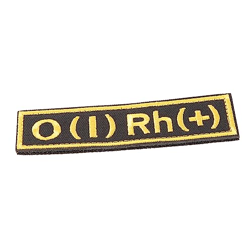VICASKY Blutgruppen Patch O Identifizierbares Arm Patch für Outdoor Aktivitäten Einzigartiges Design Einfache Anbringung für Notfälle von VICASKY