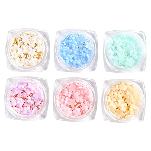 VICASKY Boxen Nagelblumen Charms für Nail Art DIY Nagelkunst Zubehör Verschiedenen Farben Maniküre und Dekorationen Teiliges für Designs VICASKY Boxen Nagelblumen Charms für Nail Art DIY Nagelkunst Zubehör Verschiedenen Farben Maniküre und Dekorationen Teiliges für Designs von VICASKY