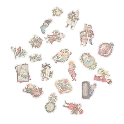 VICASKY Boxen Selbstklebende Scrapbook Aufkleber Vintage Dekoren Für Handarbeitsprojekte Retro Washi Sticker Für Kreative Bastelideen Weihnachten VICASKY Boxen Selbstklebende Scrapbook Aufkleber Vintage Dekoren Für Handarbeitsprojekte Retro Washi Sticker Für Kreative Bastelideen Weihnachten von VICASKY