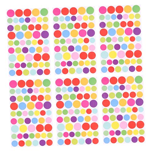 VICASKY Bunte Runde Aufkleber Für Selbstklebende Sticker Für Scrapbooking Tagebuch Planner Und Kreative Bastelprojekte DIY Dekoration Für Kinderzimmer Und Fotoalben VICASKY Bunte Runde Aufkleber Für Selbstklebende Sticker Für Scrapbooking Tagebuch Planner Und Kreative Bastelprojekte DIY Dekoration Für Kinderzimmer Und Fotoalben von VICASKY