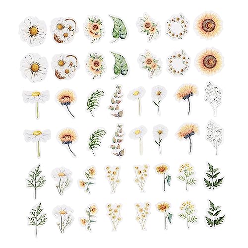 VICASKY Bunte Sonnenblumen Und Gänseblümchen-Sticker Selbstklebende Aufkleber Für Scrapbooking Handarbeiten Geschenktüten Und Mehr Für Kreative Projekte VICASKY Bunte Sonnenblumen Und Gänseblümchen-Sticker Selbstklebende Aufkleber Für Scrapbooking Handarbeiten Geschenktüten Und Mehr Für Kreative Projekte von VICASKY