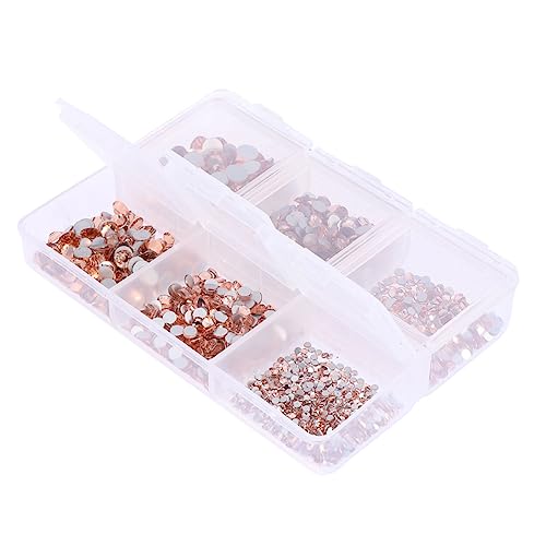 VICASKY Champagnerfarben Flache Glasdiamanten für Nail Art Dekorative Pailletten für Maniküre Zubehör Mehrzweck für Gestaltungen und DIY Projekte VICASKY Champagnerfarben Flache Glasdiamanten für Nail Art Dekorative Pailletten für Maniküre Zubehör Mehrzweck für Gestaltungen und DIY Projekte von VICASKY