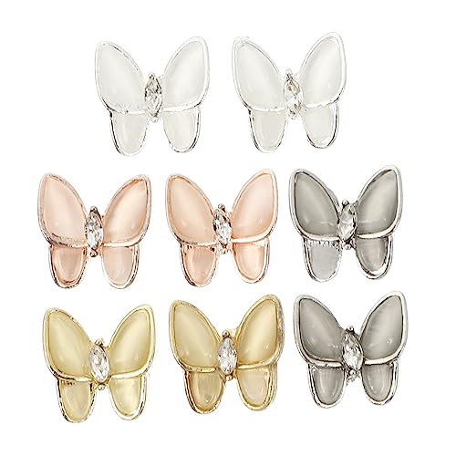 VICASKY Chic Nail Art Charms Butterfly Nageldekoration für DIY Maniküre Glänzende Nail Gems in Gold Roségold Silber und für Besondere Anlässe VICASKY Chic Nail Art Charms Butterfly Nageldekoration für DIY Maniküre Glänzende Nail Gems in Gold Roségold Silber und für Besondere Anlässe von VICASKY