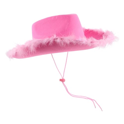 VICASKY Cowboyhut für Frauen mit Verstellbarem Kordelzug Westernstil Partyhut für Festivals Cosplay und Kostümpartys Vielseitiger Hut für Besondere Anlässe VICASKY Cowboyhut für Frauen mit Verstellbarem Kordelzug Westernstil Partyhut für Festivals Cosplay und Kostümpartys Vielseitiger Hut für Besondere Anlässe von VICASKY
