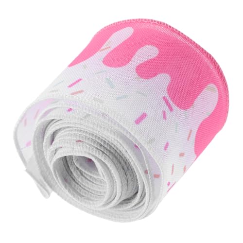VICASKY DIY Geschenkband mit Drahtkante Breites Tortenband für Kreative Dekorationen für Partys Feiertage und Handgemachte Kränze Leuchtenden Farben VICASKY DIY Geschenkband mit Drahtkante Breites Tortenband für Kreative Dekorationen für Partys Feiertage und Handgemachte Kränze Leuchtenden Farben von VICASKY