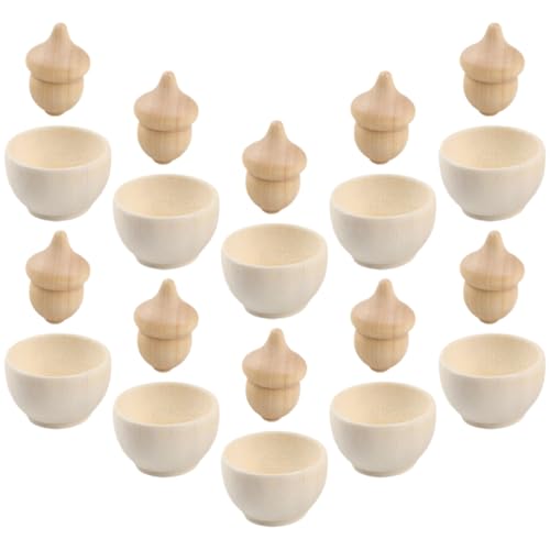 VICASKY DIY- Set Mit 10 Unfertigen Eicheln Aus Holz Für Kreative – Ideal Für Graffiti - Malen Und Kunsthandwerksprojekte Perfektes Zeichenzubehör VICASKY DIY- Set Mit 10 Unfertigen Eicheln Aus Holz Für Kreative – Ideal Für Graffiti - Malen Und Kunsthandwerksprojekte Perfektes Zeichenzubehör von VICASKY