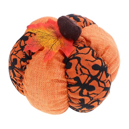 VICASKY Dekorative Stoff Kürbis Deko mit Lachendem Gesicht Große Wiederverwendbare Halloween Herbst Tischdeko Leichtes Partyornament für Innenräume Nachhaltige Ernte Dekoration VICASKY Dekorative Stoff Kürbis Deko mit Lachendem Gesicht Große Wiederverwendbare Halloween Herbst Tischdeko Leichtes Partyornament für Innenräume Nachhaltige Ernte Dekoration von VICASKY
