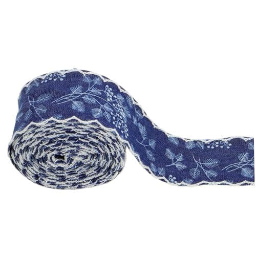 VICASKY Jeansband Mit Spitzenbesatz Jeansstoffbesatz Für Schuhe Kleidung Schleifen Stirnbänder Und Dekorationen VICASKY Jeansband Mit Spitzenbesatz Jeansstoffbesatz Für Schuhe Kleidung Schleifen Stirnbänder Und Dekorationen von VICASKY