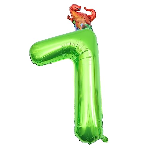 VICASKY Digitaler Aluminiumfolienballon Luftballons Helium-geburtstagsballons Grünes Helium Ballon Zum 1. Geburtstag Riesige Ballons Partyballons Dinosaurier-ballons Groß Requisiten Braut von VICASKY