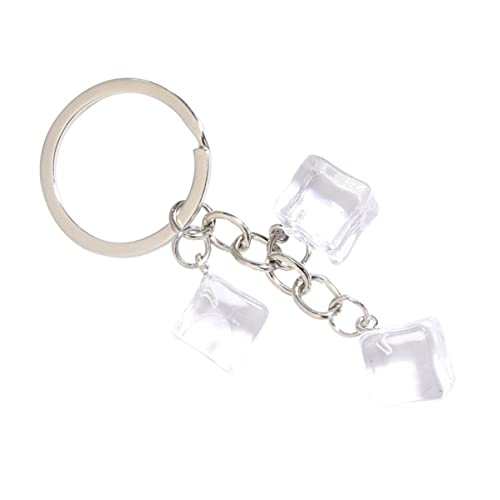 VICASKY Eiswürfel Schlüsselanhänger Würfelblock Zubehör Charms Winzige Kleine Eiswürfel Und Mini Süßer Schlüsselanhänger Für Frauen Anhänger Schlüsselanhänger Modischer VICASKY Eiswürfel Schlüsselanhänger Würfelblock Zubehör Charms Winzige Kleine Eiswürfel Und Mini Süßer Schlüsselanhänger Für Frauen Anhänger Schlüsselanhänger Modischer von VICASKY
