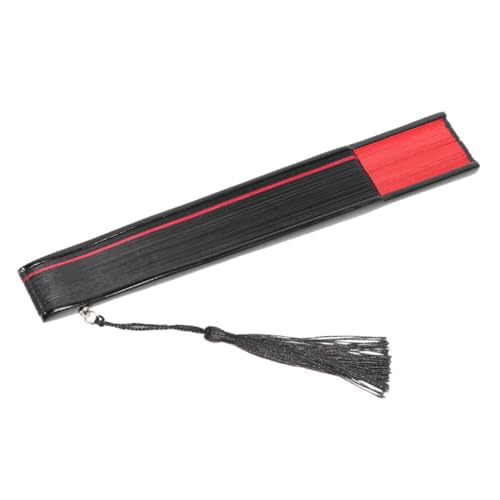 VICASKY Faltbarer Handfächer Chinesischer Vintage Fächer mit Klarer Musterung Leicht und Robust für Damen Tanz Performance Sommerausflug von VICASKY