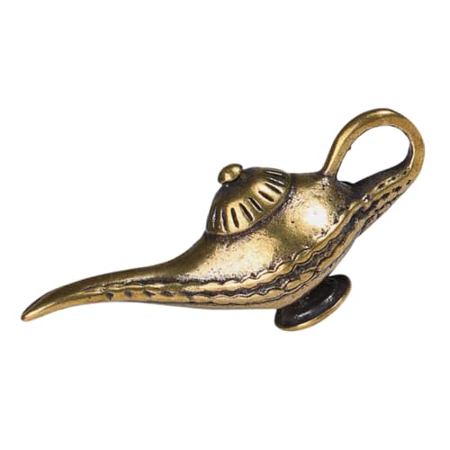 VICASKY Wunschlampe Ornament Dekorative Retro Lampenstatue Tischdekoration Aus Kupfer Für Party Hochzeit Vintage Requisiten Schmuck VICASKY Wunschlampe Ornament Dekorative Retro Lampenstatue Tischdekoration Aus Kupfer Für Party Hochzeit Vintage Requisiten Schmuck von VICASKY