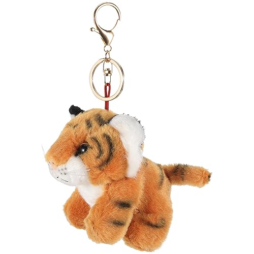 VICASKY Fluffiger Plüsch Tiger Schlüsselanhänger Süßer Taschenanhänger für für Geburtstage Valentinstag Weihnachten Gelb VICASKY Fluffiger Plüsch Tiger Schlüsselanhänger Süßer Taschenanhänger für für Geburtstage Valentinstag Weihnachten Gelb von VICASKY