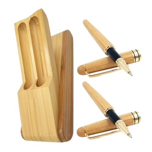 VICASKY Fountain Pen aus Karbonisiertem Nanbambus mit Stiften und Faltbarem Etui Leicht Vielseitig für Schule Büro und Kalligraphie Inklusive Füllfederhalter und Unterschriftenstift VICASKY Fountain Pen aus Karbonisiertem Nanbambus mit Stiften und Faltbarem Etui Leicht Vielseitig für Schule Büro und Kalligraphie Inklusive Füllfederhalter und Unterschriftenstift von VICASKY