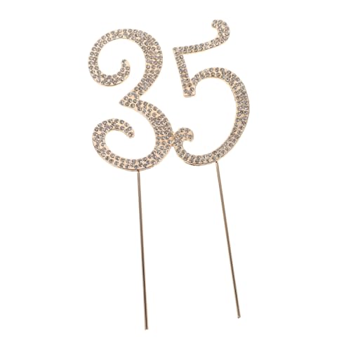 VICASKY Glitzernder Rhinestone Kuchen Dekoration Spezieller Cake Topper für Geburtstagspartys Jubiläumsfeiern VICASKY Glitzernder Rhinestone Kuchen Dekoration Spezieller Cake Topper für Geburtstagspartys Jubiläumsfeiern von VICASKY
