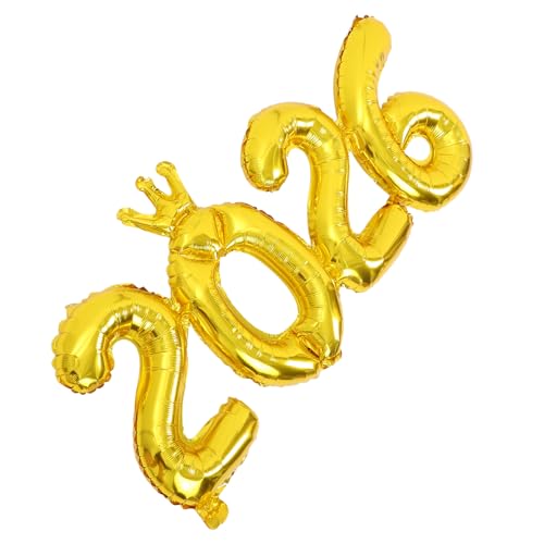 VICASKY Goldene Zahlenballons Große Aluminiumfolienballons zur Feier von Abschluss Geburtstag Hochzeit und Neujahr Deko für Unvergessliche Erinnerungen von VICASKY