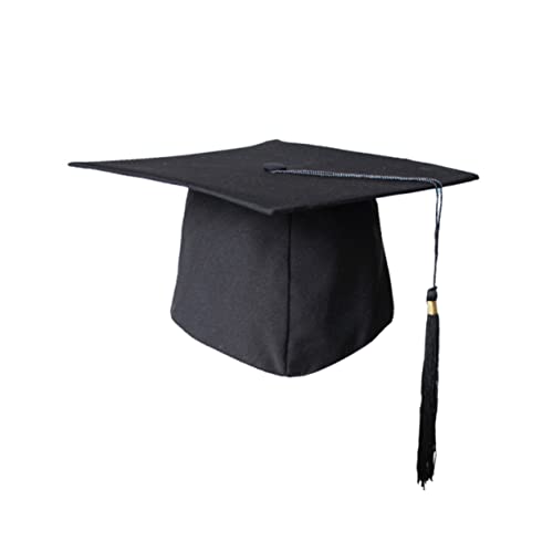 VICASKY Graduation Hat mit Quaste Papphut für Studenten Abschlussfeier Erwachsene Langlebig und Leicht Geeignet für Bachelor Master Doktortitel Klassisches Design VICASKY Graduation Hat mit Quaste Papphut für Studenten Abschlussfeier Erwachsene Langlebig und Leicht Geeignet für Bachelor Master Doktortitel Klassisches Design von VICASKY
