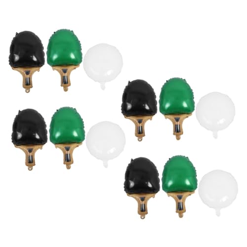 VICASKY Grün Schwarze Folien Ballons mit Schlägern und Weißen Bällen Langlebig Schnell Aufzublasen für Sportmottopartys Geburtstage Shower und Wettbewerbe VICASKY Grün Schwarze Folien Ballons mit Schlägern und Weißen Bällen Langlebig Schnell Aufzublasen für Sportmottopartys Geburtstage Shower und Wettbewerbe von VICASKY